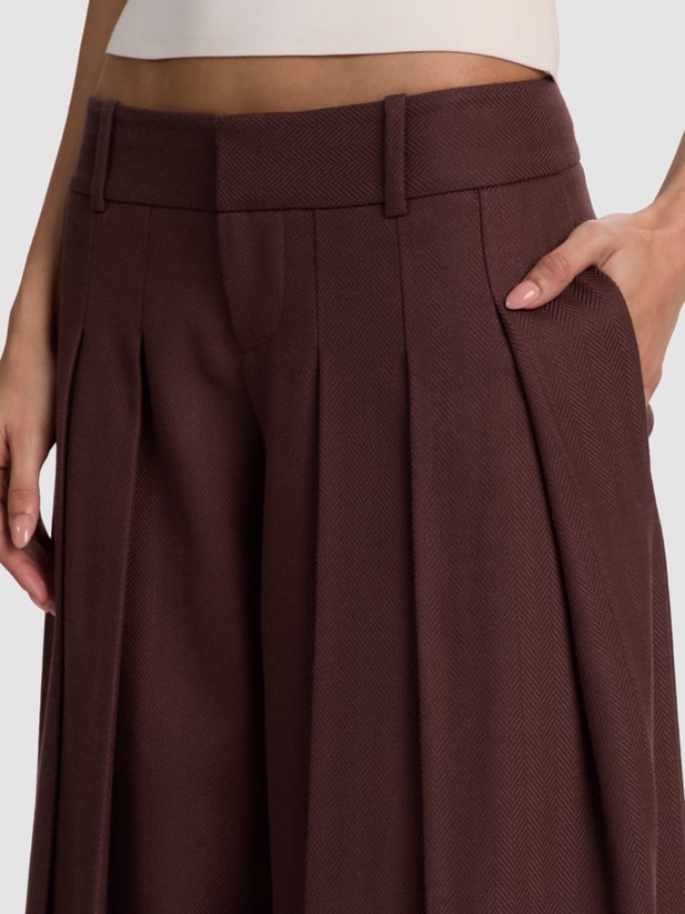 SIMON PLEATED TROUSER - Picture 4 of 10